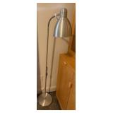 Adjustable Brushed Metal Floor Lamp