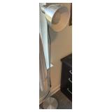 Contemporary Brushed Metal Floor Lamp