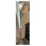 Brushed Metal Floor Lamp with Adjustable Head