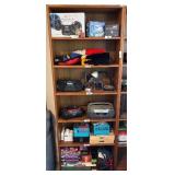 5-Shelf Wood Cabinet, No Contents, 30x11x83