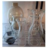 Glass Pitchers and Cups