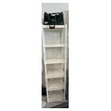 Plastic Storage Shelving Unit with Pet Carrier