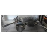 Three-Piece Cookware Set with Lids