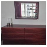 Mobican Six-Drawer Dresser with Mirror