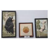 Framed Ceramic Art Tiles by Various Makers