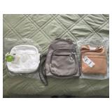 Three Bags by Kipling, Baggallini, Softy