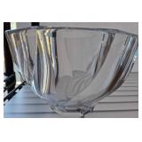 Orrefors Crystal Bowl with Geometric Design
