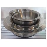 Nesting Stainless Steel Mixing Bowls