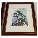 Framed Woodblock Print by Ephraim Alson