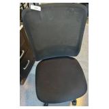 Black Mesh Office Chair with Morell Branding