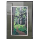 Framed Print, Summer Forest by Debbie Littledeer