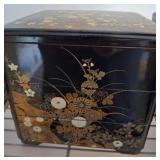 Inlaid Lacquer Box and Jewelry Lot
