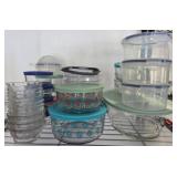 Glass and Plastic Food Storage Containers