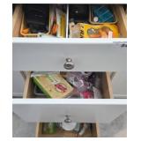 Three Drawers of Personal Care and Household Items