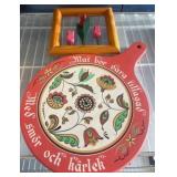 Decorative Tray and Tulip Wall Art