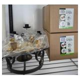 Unopened mDesign Storage Boxes & Candelabras