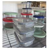 Glass Storage Containers, Pyrex and Martha Stewart