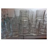 Clear Glass Tumblers and Highball Glasses