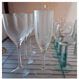 Etched Glass Stemware