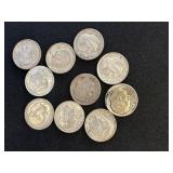 Roosevelt Silver Dimes, Mixed Dates