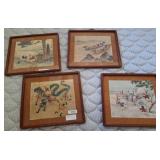 Vintage Chinese Watercolors Signed  W3