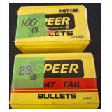 Two Speer Bullet Boxes, 128 Count Combined