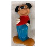 Vintage Rubber Mickey Mouse Figurine