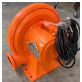 Orange Industrial Air Blower Fan