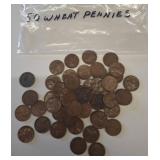 Bag of 50 Wheat Pennies