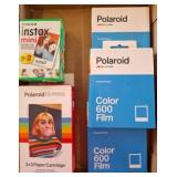 Instant Film and Paper Lot: Fujifilm, Polaroid