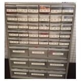 Organized Thread Storage Cabinet with Contents