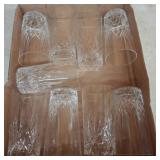 8 Cut Glass Highball Tumblers