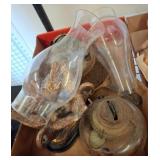 Oil Lamp Parts and Decorative Eagle Piece