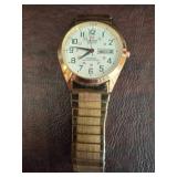 Austin Railroad Gold-Tone Quartz Watch