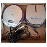 Sony Discman and Philips GoGear CD Players