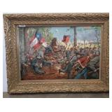 Framed Civil War Battle Scene Print by Troiani w2