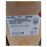 200 Liquidtight Connectors, 1/2ï¿½ STR 50B c1