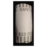 $25 Roll of Presidential Dollar Coins