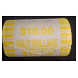 Unopened $10 Roll of Half Dollars