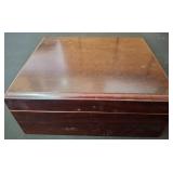 Wooden Storage Box with Accessories