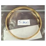 Trifari Gold-Tone Bangle Bracelet
