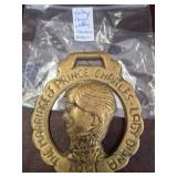 1981 Prince Charles & Diana Brass Horse Brass