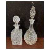 Cut Glass and Crystal Decanters