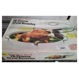 Stainless Steel Hi-Dome Oval Roaster