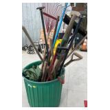 Yard and Garden Tools in Green Bin r2