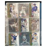 Binder of Baseball Trading Cards