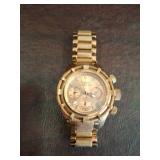 Invicta Gold-Tone Chronograph Watch