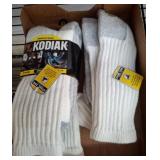 Kodiak White Industrial Work Socks