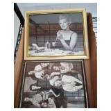 Framed Black-and-White Hollywood Portrait Prints