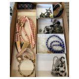 Costume Jewelry Collection in Case